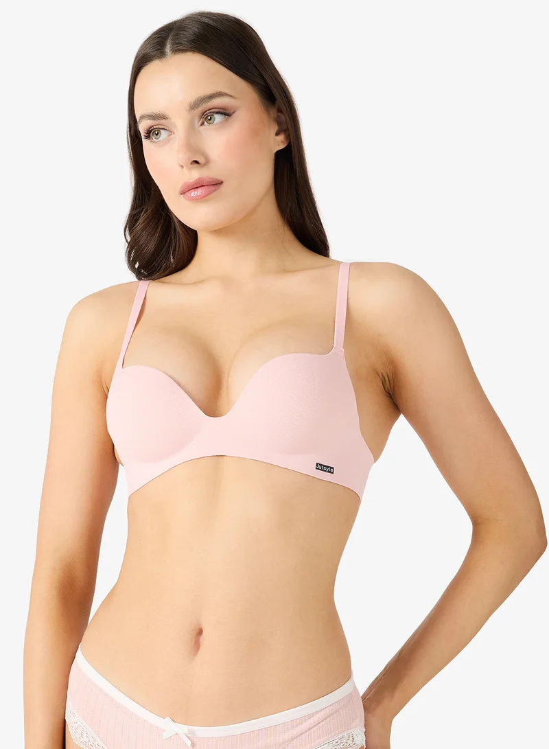 Ginger 2PC Seamless Non Wired Padded Push Up Bra